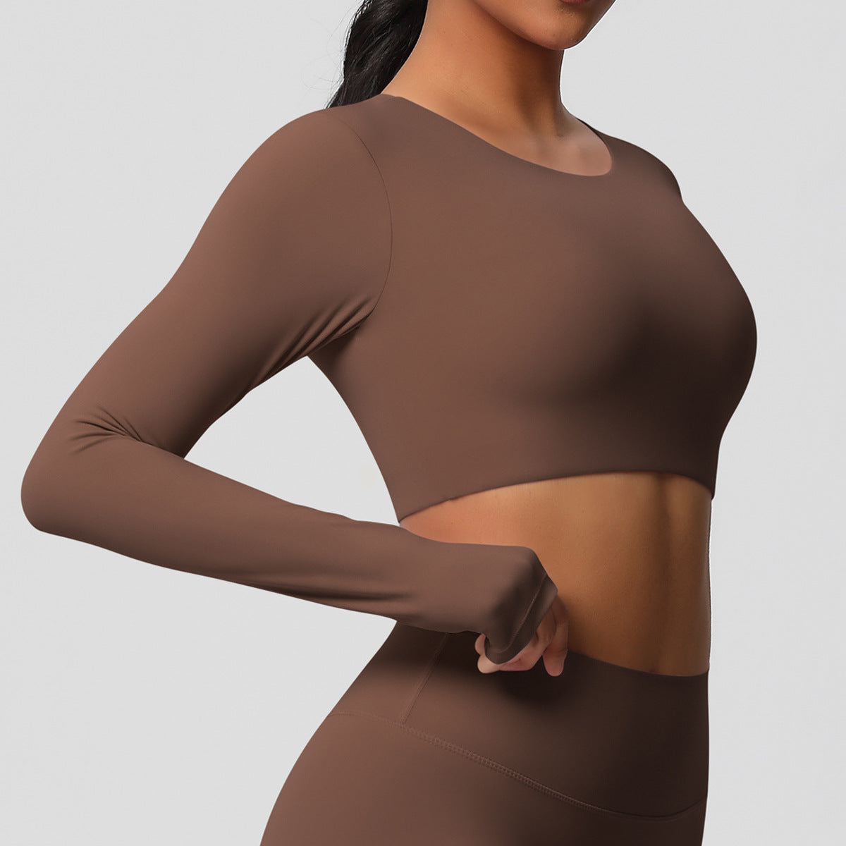 SOLBANA Studio Brushed Sculpt Long Sleeve - alternate product view