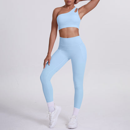 SOLBANA Studio One-Shoulder Pocket Legging Set