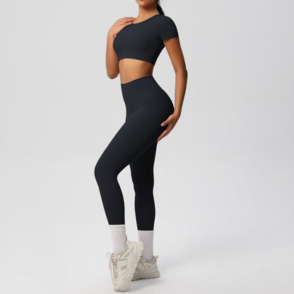 SOLBANA Form Sculpt Tee 2-Piece Legging Set - alternate product view