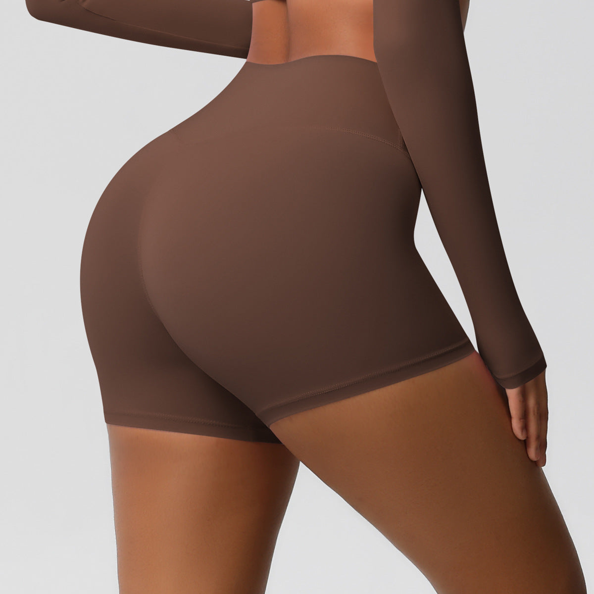 SOLBANA Form Core Short in Chestnut