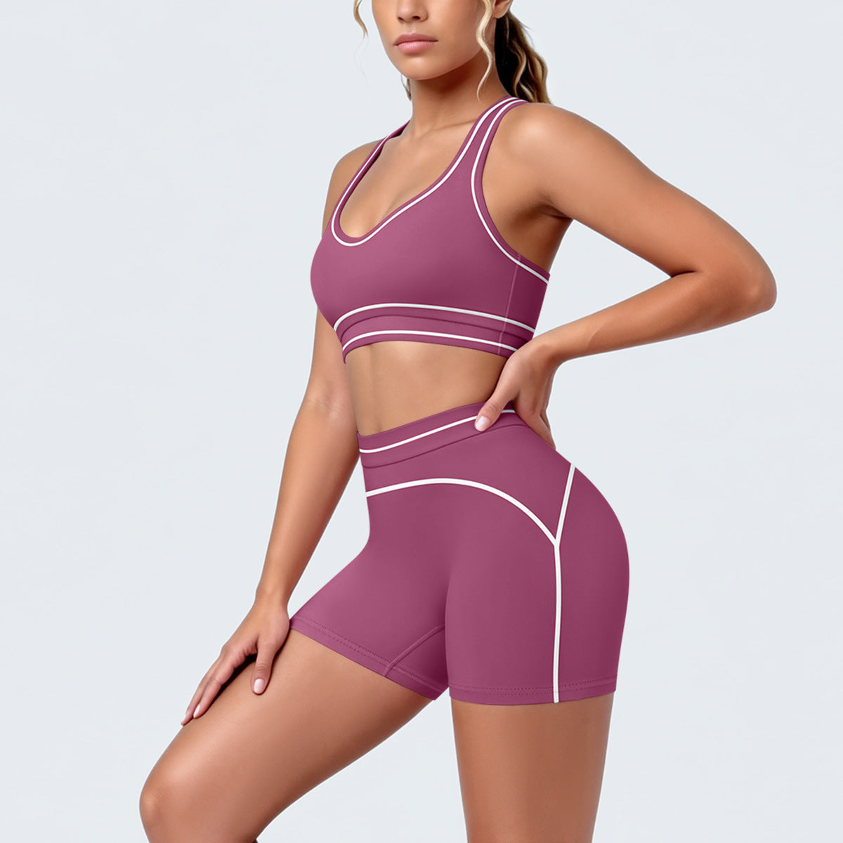 SOLBANA Contour Contrast Short Set product detail