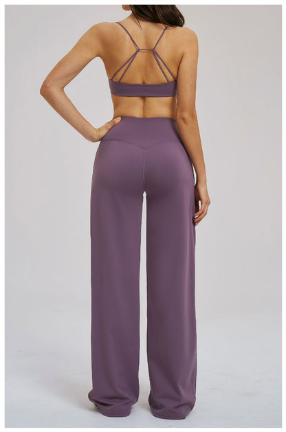 SOLBANA Studio Cross-Waist 2-Piece Wide-Leg Set - alternate product view