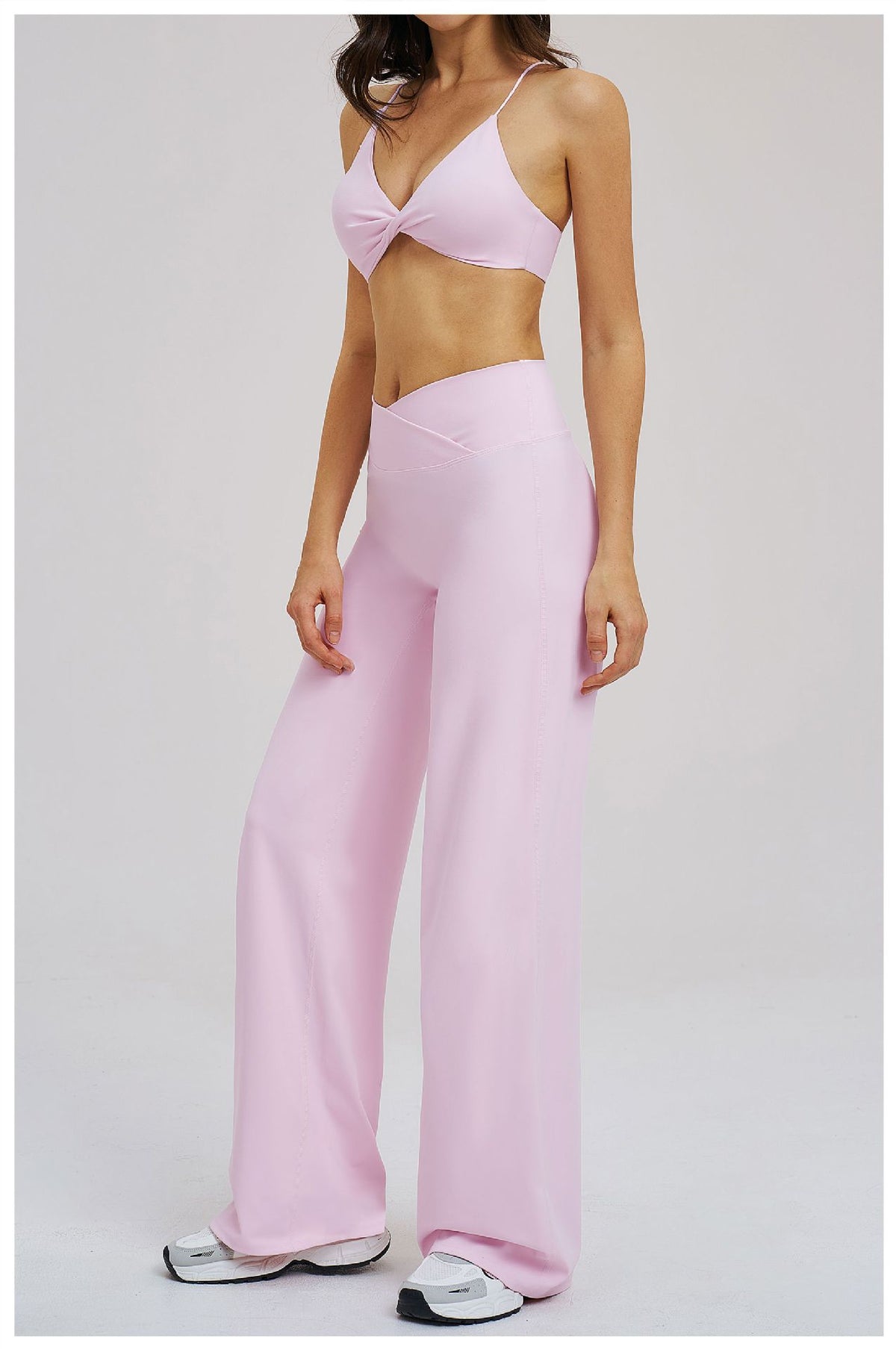 SOLBANA Studio Cross-Waist 2-Piece Wide-Leg Set - alternate product view