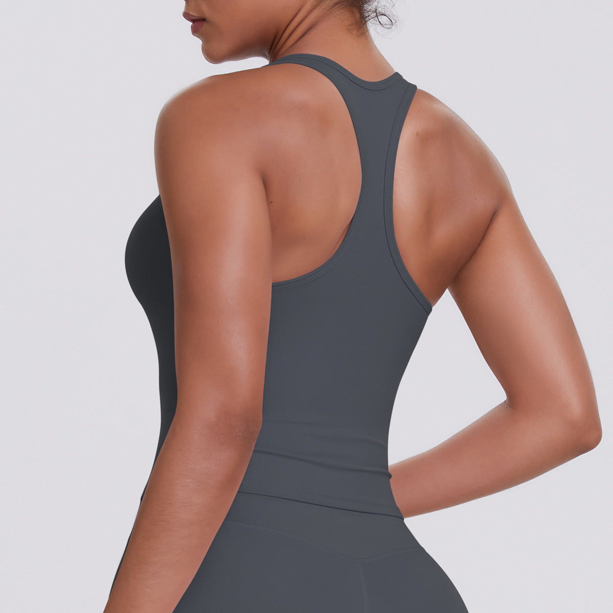 SOLBANA Coast H-Back Tank in Stone