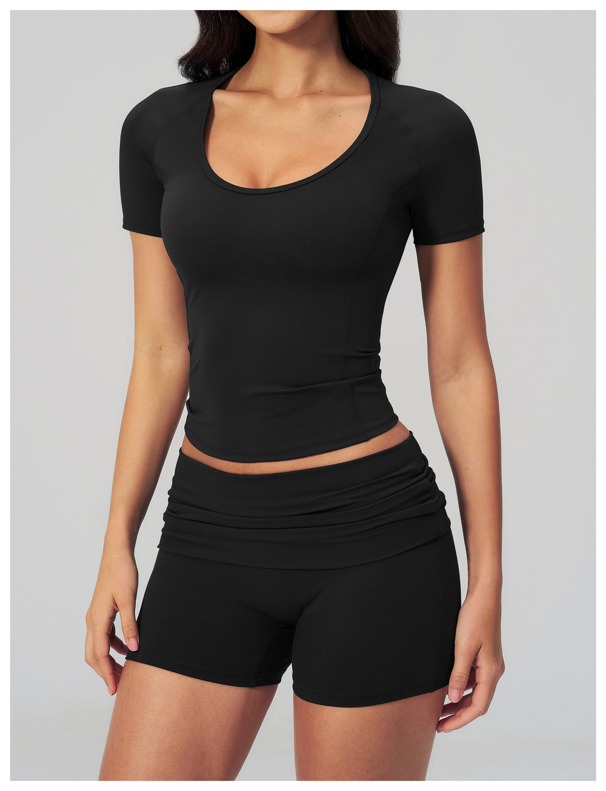 SOLBANA Form Brushed Tee - alternate product view