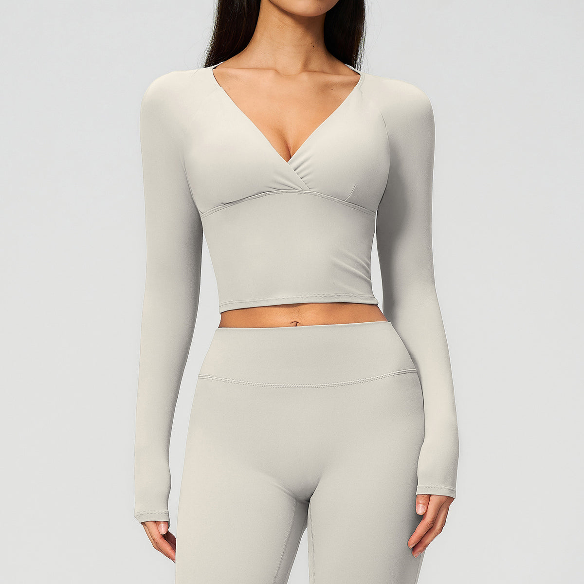 SOLBANA Form Long Sleeve in Stone