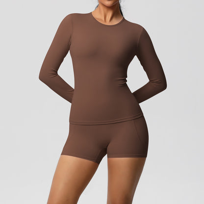 SOLBANA Studio Long-Sleeve 2-Piece Short Set - alternate product view
