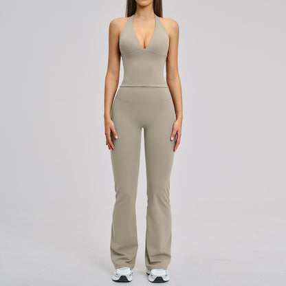 SOLBANA Studio Halter Top in Gray