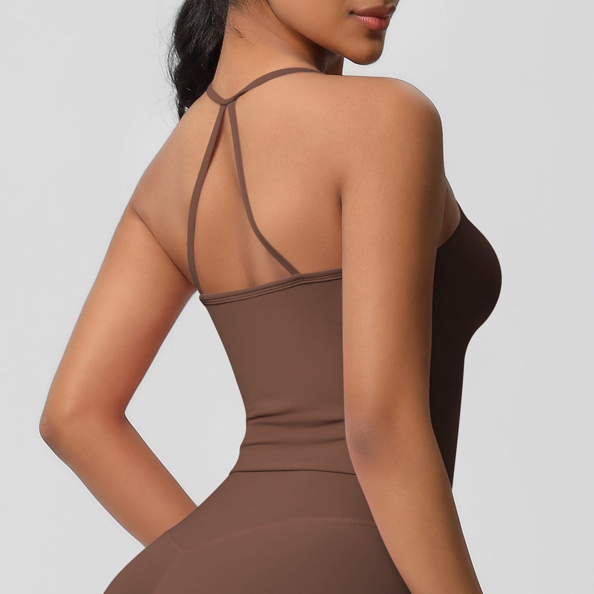 SOLBANA Studio Tie-Back Crop Tank - alternate product view
