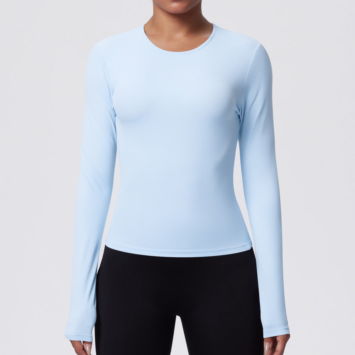 SOLBANA Form Sculpt Long Sleeve in Blue