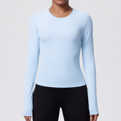SOLBANA Form Sculpt Long Sleeve in Blue