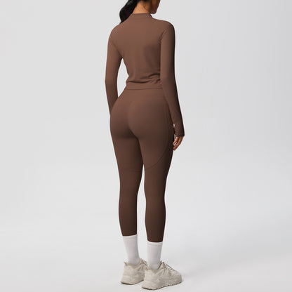 SOLBANA Form Zip Jacket 2-Piece Pant Set - alternate product view