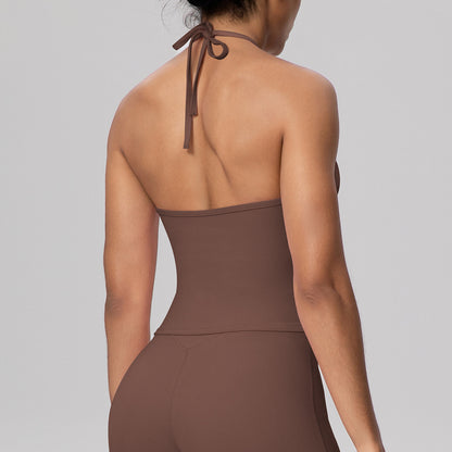 SOLBANA Coast Lace-Up Halter Tank - alternate product view