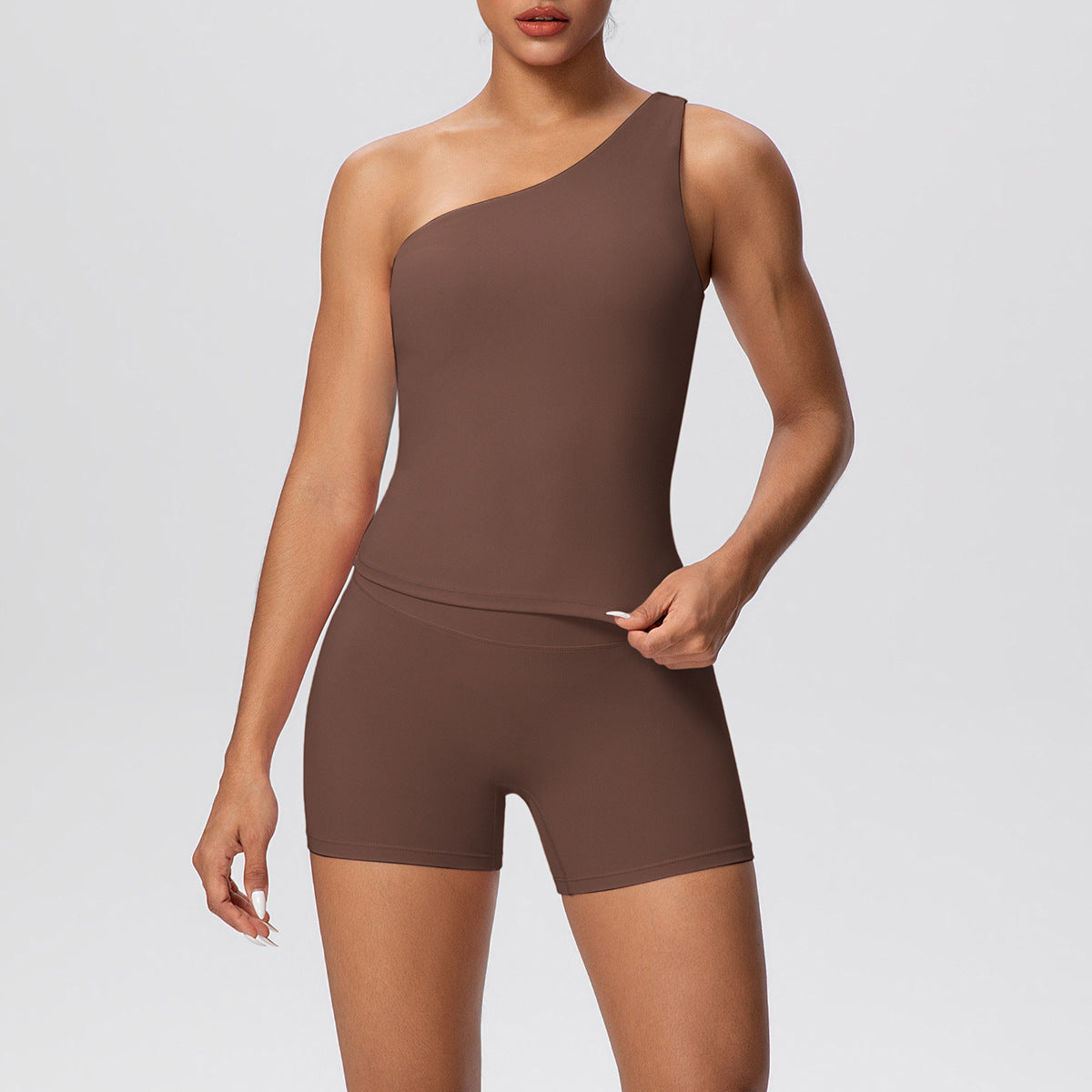 SOLBANA Studio Asymmetric 2-Piece Short Set - alternate product view