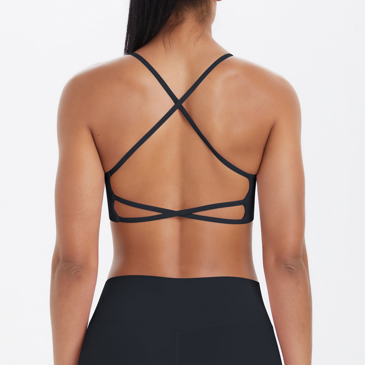 SOLBANA Studio Tie Crossback Bra - alternate product view