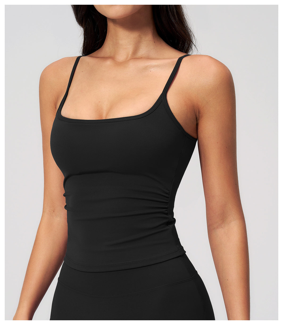 SOLBANA Studio Ruched Tank - alternate product view