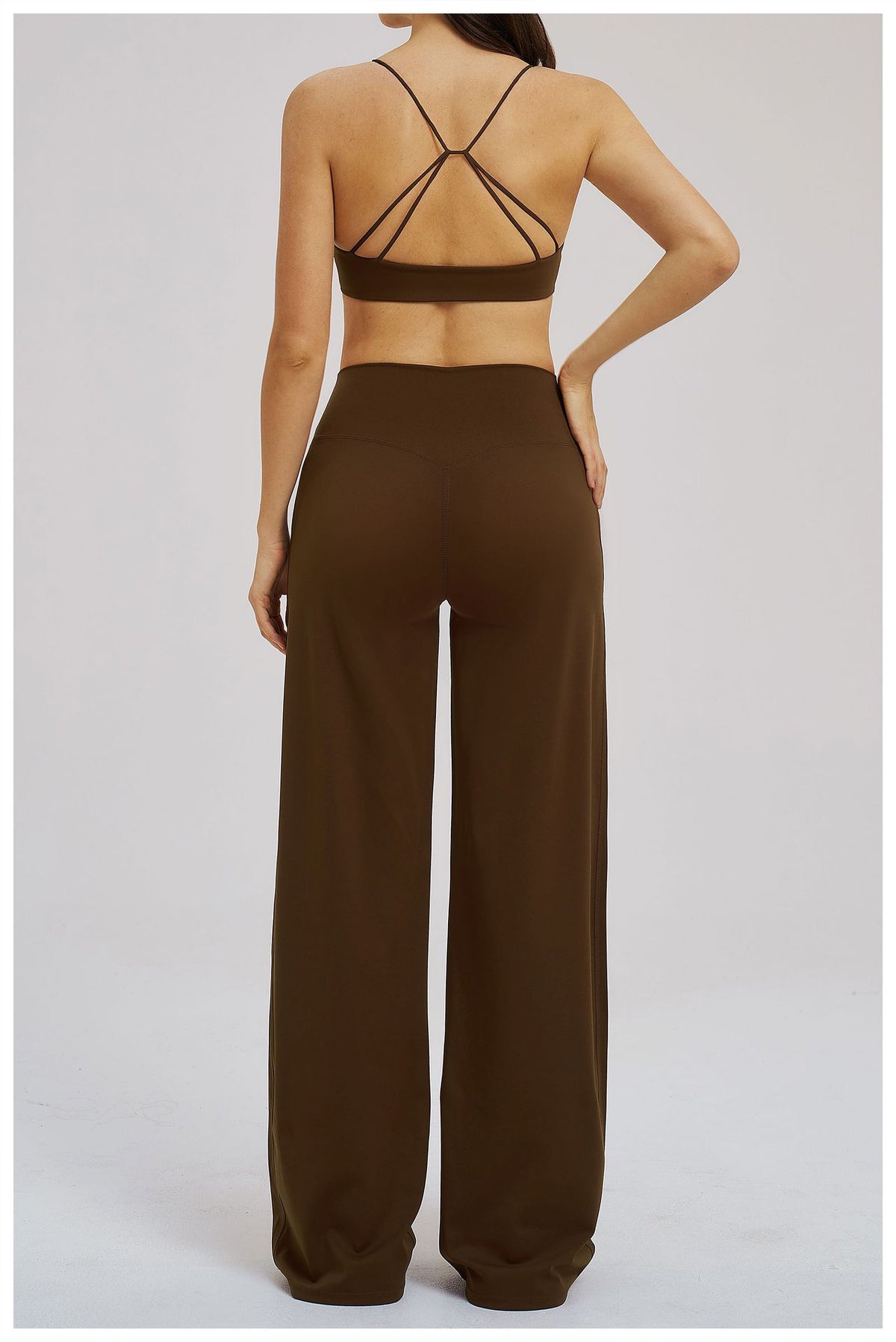 SOLBANA Studio Cross-Waist 2-Piece Wide-Leg Set - alternate product view