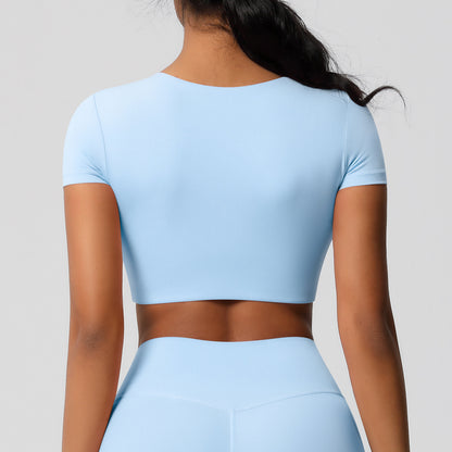 SOLBANA Studio Padded Crop Tee - alternate product view
