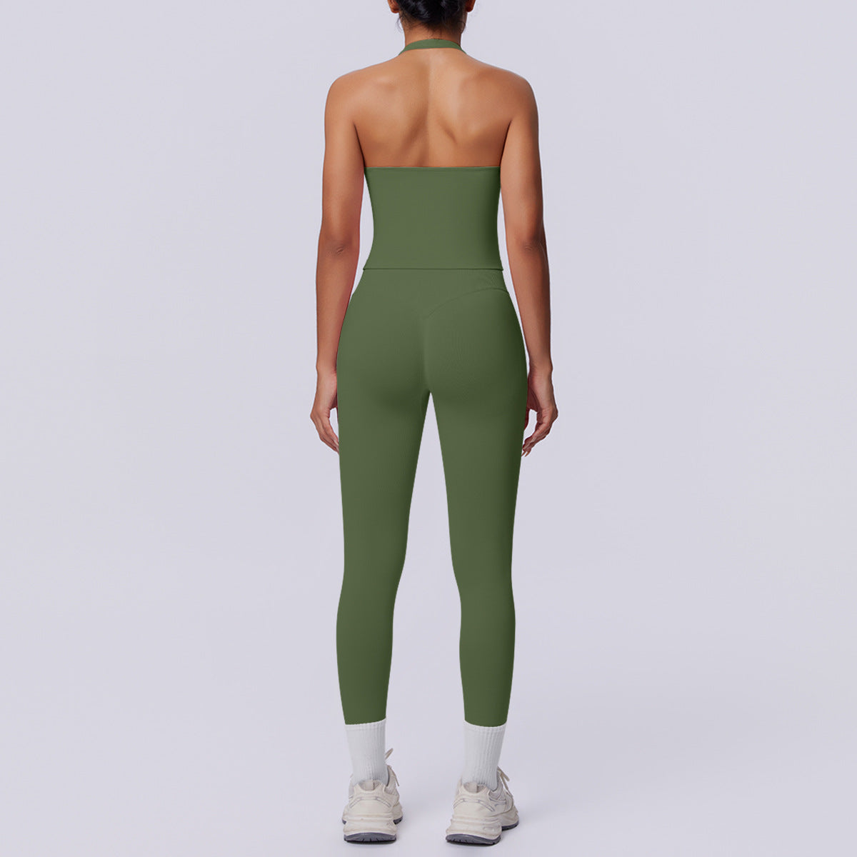 SOLBANA Studio Seamless Halter Set - alternate product view