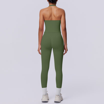 SOLBANA Studio Seamless Halter Set - alternate product view