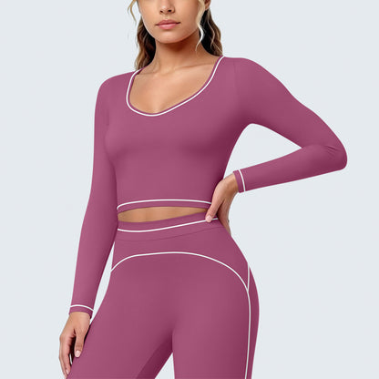SOLBANA Contour Contrast Long Sleeve