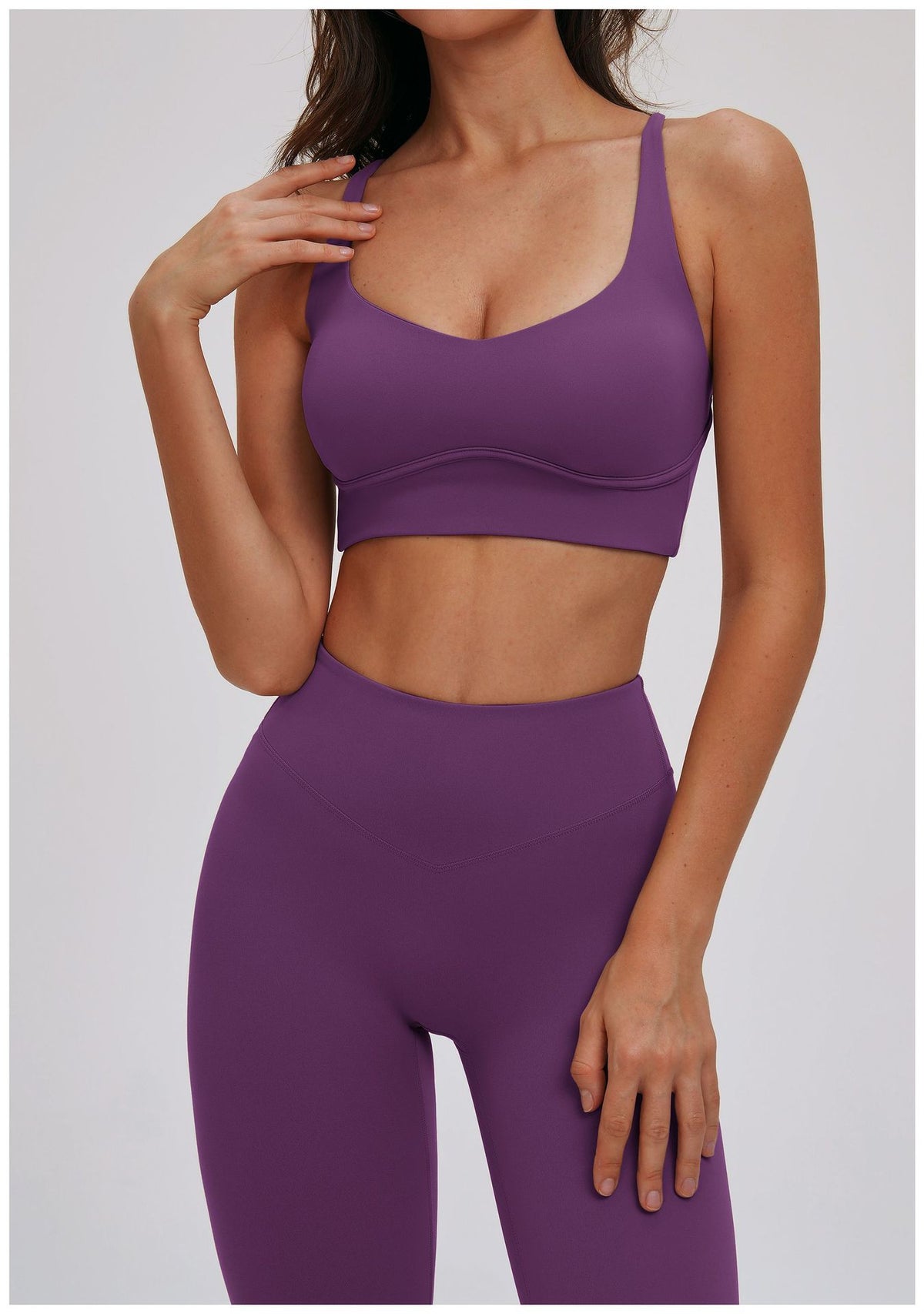 SOLBANA Studio Cutout Crossback Bra - alternate product view