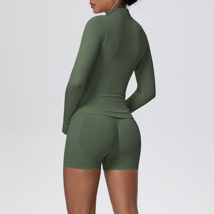 Studio Zip Jacket coordinated three-piece set by SOLBANA