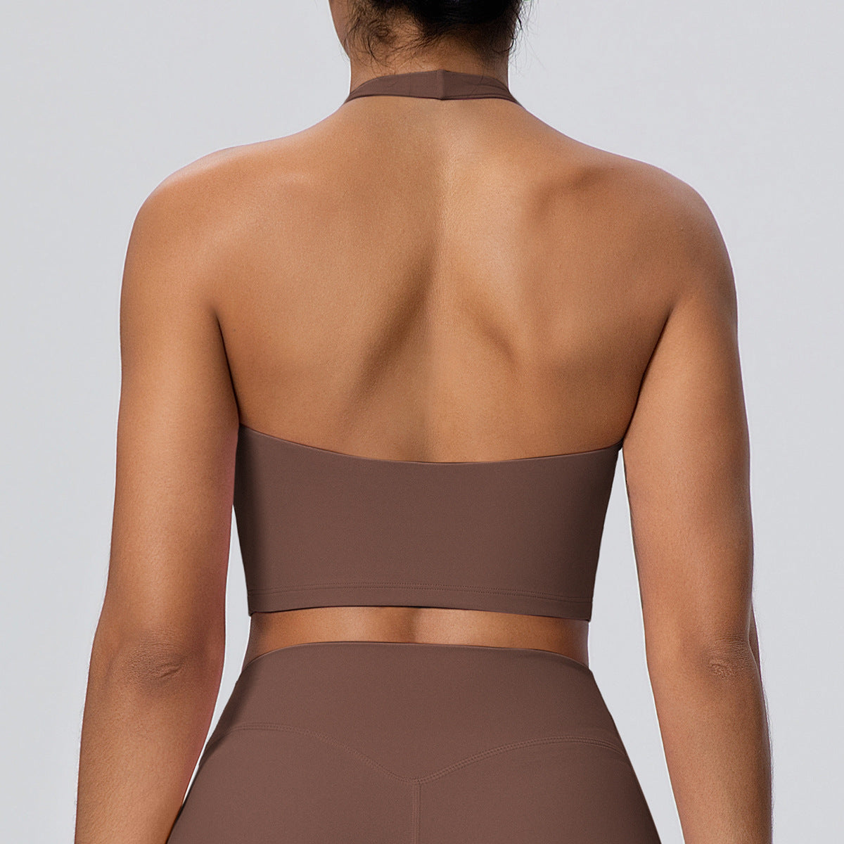 SOLBANA Studio Open-Back Halter Bra - alternate product view