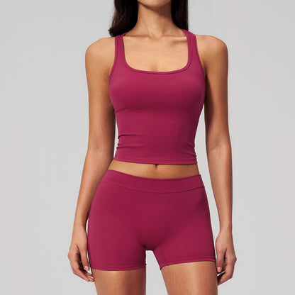 SOLBANA Studio Square-Neck Set in Cherry