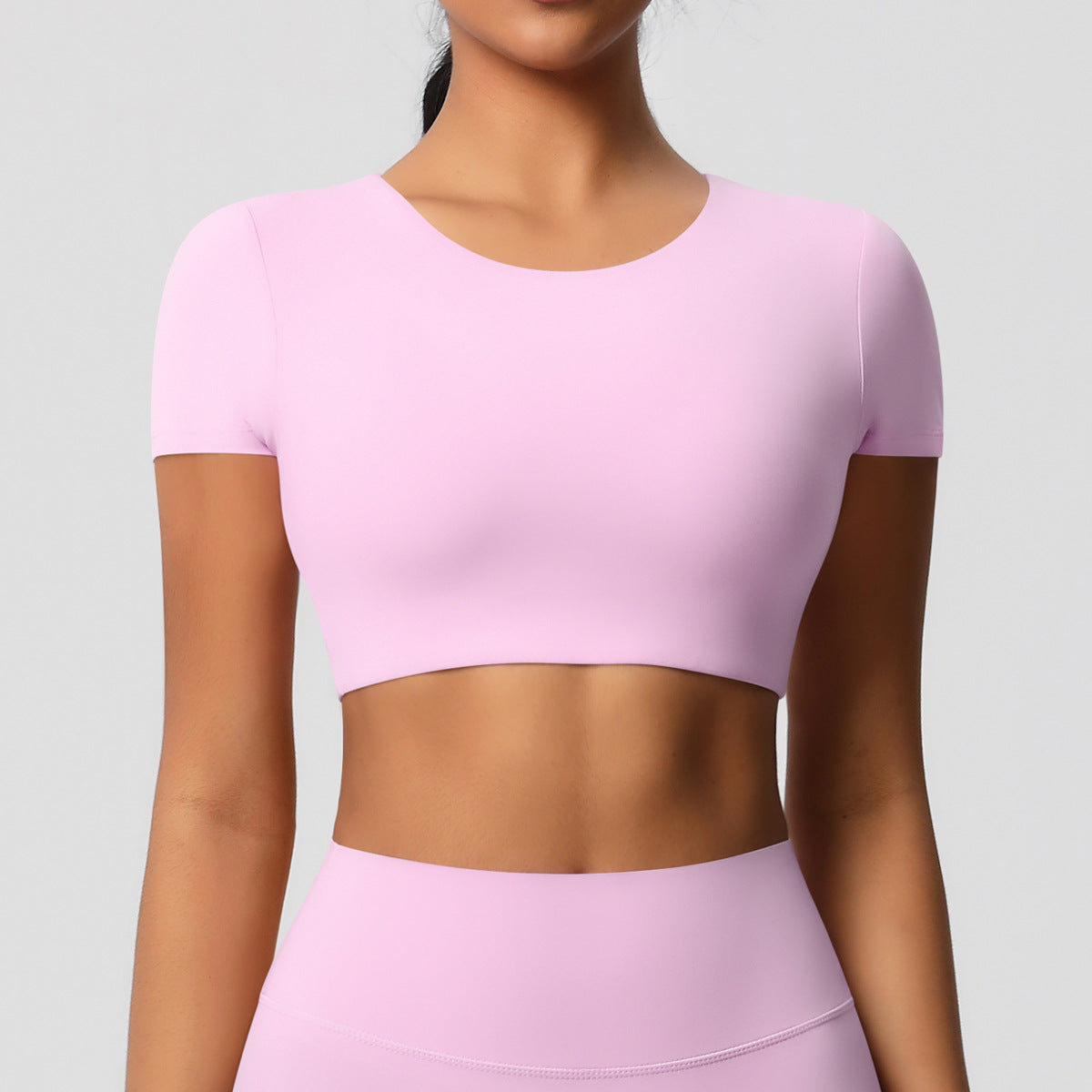 SOLBANA Studio Padded Crop Tee - alternate product view