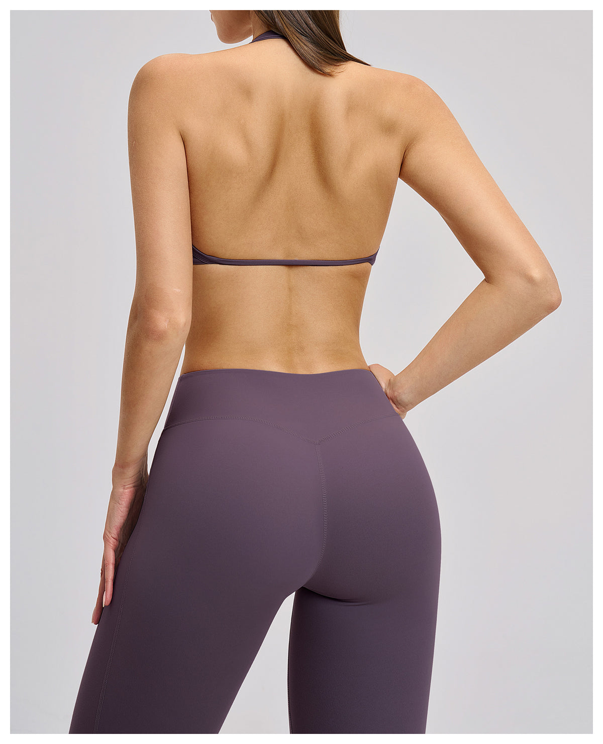 SOLBANA Form Open-Back Halter Bra - alternate product view