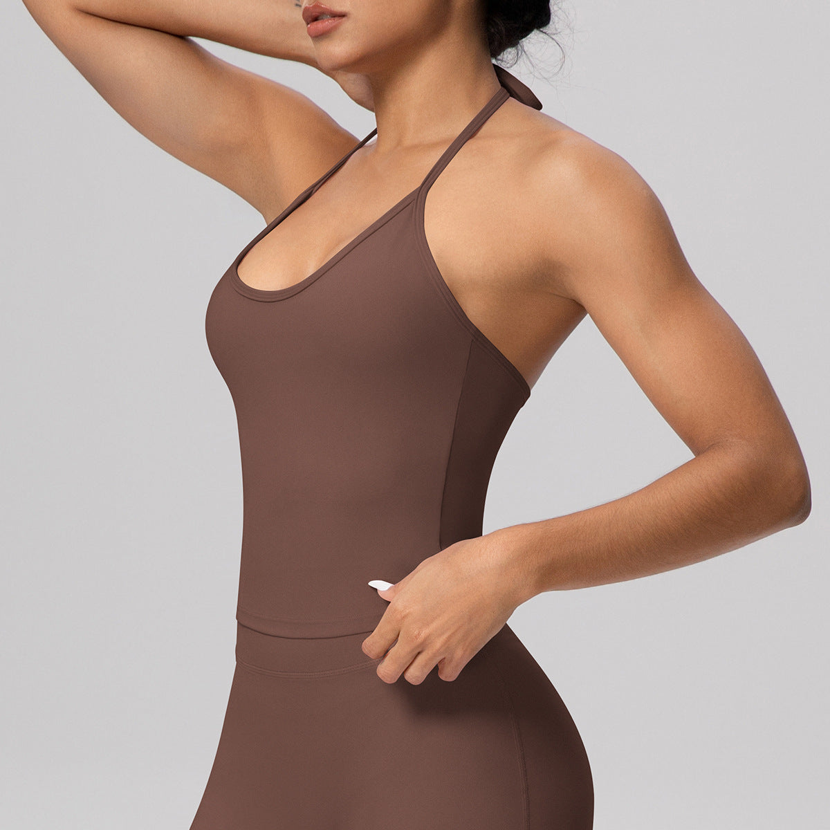SOLBANA Coast Lace-Up Halter Tank - alternate product view