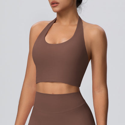 SOLBANA Studio Open-Back Halter Bra - alternate product view