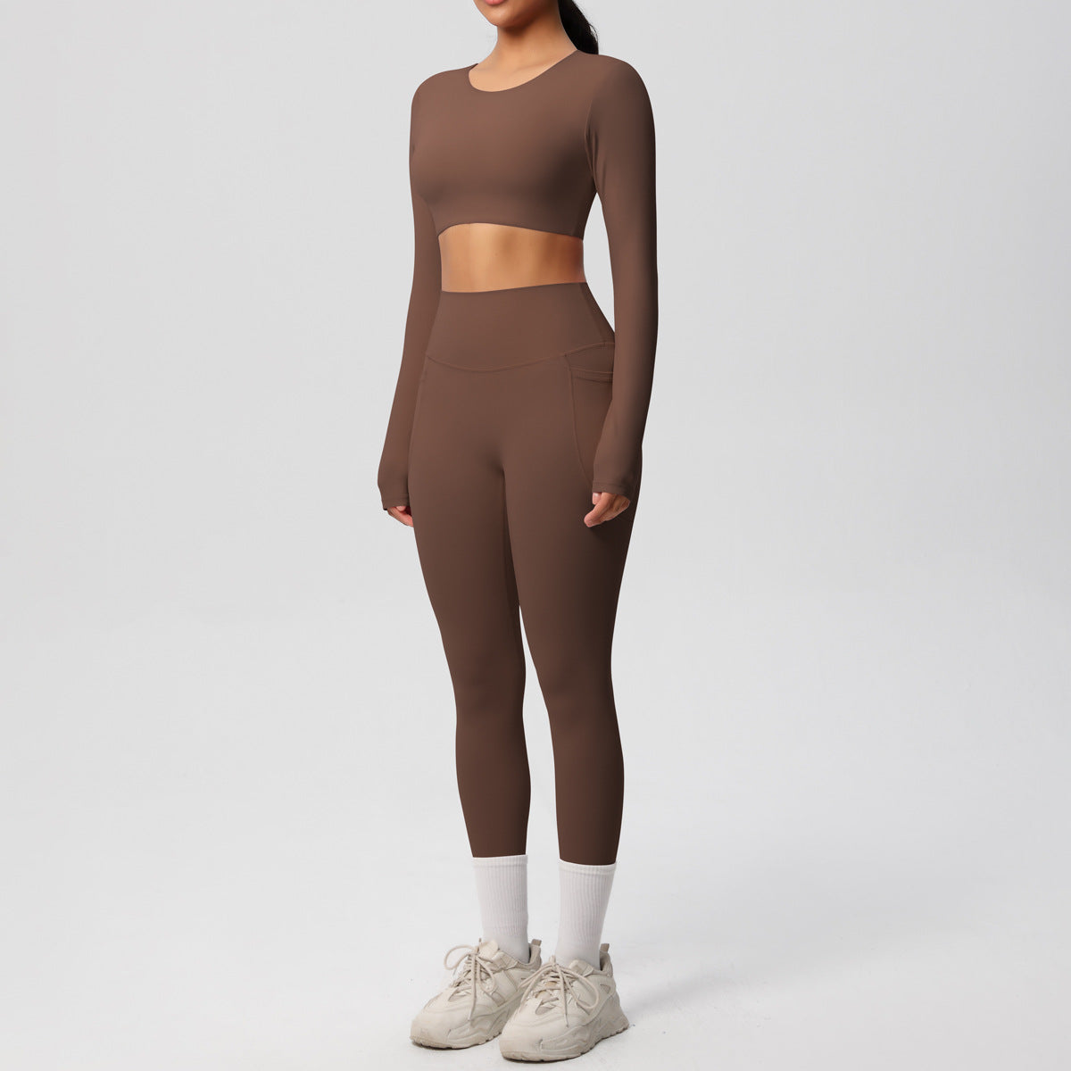 SOLBANA Studio Brushed 2-Piece Legging Set - alternate product view