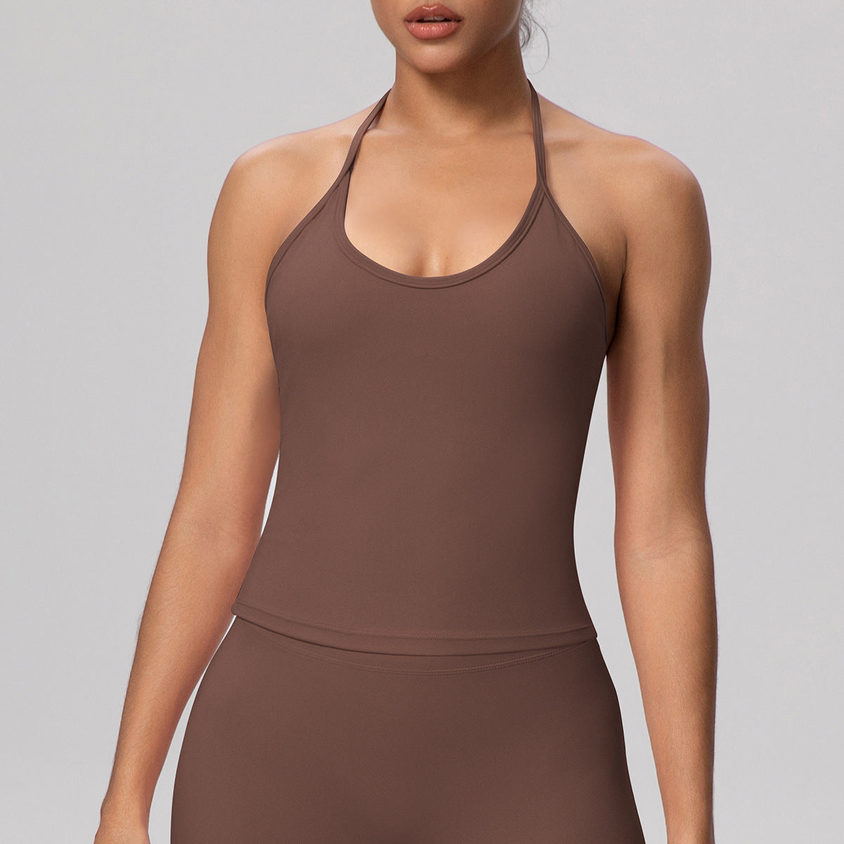 SOLBANA Coast Lace-Up Halter Tank - alternate product view