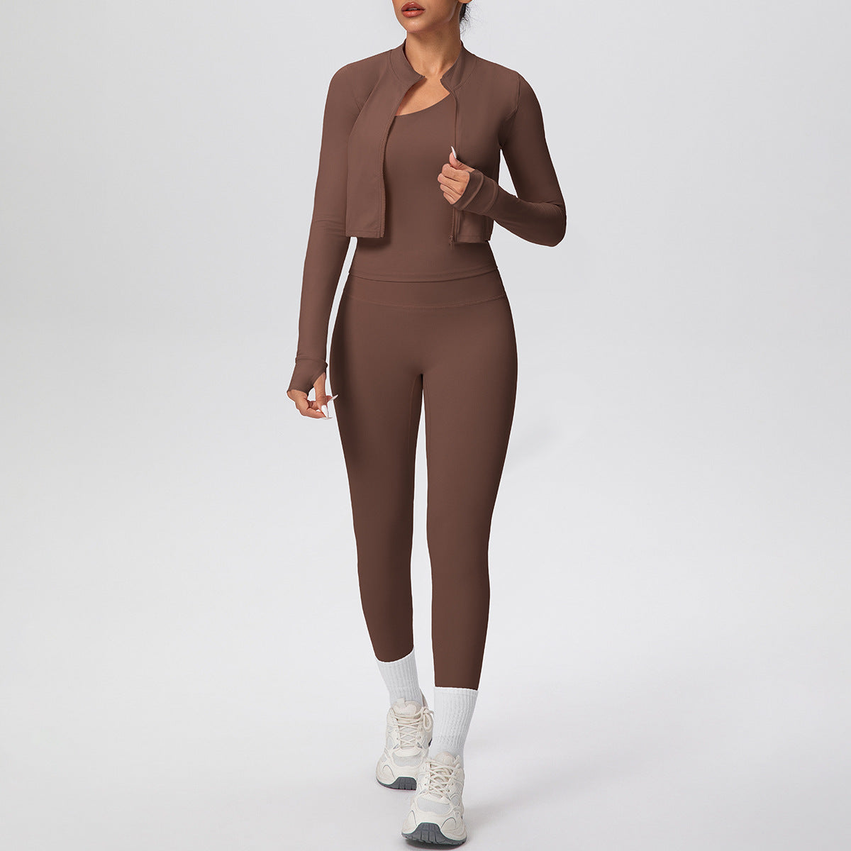 Studio One-Shoulder women's coordinated studio set