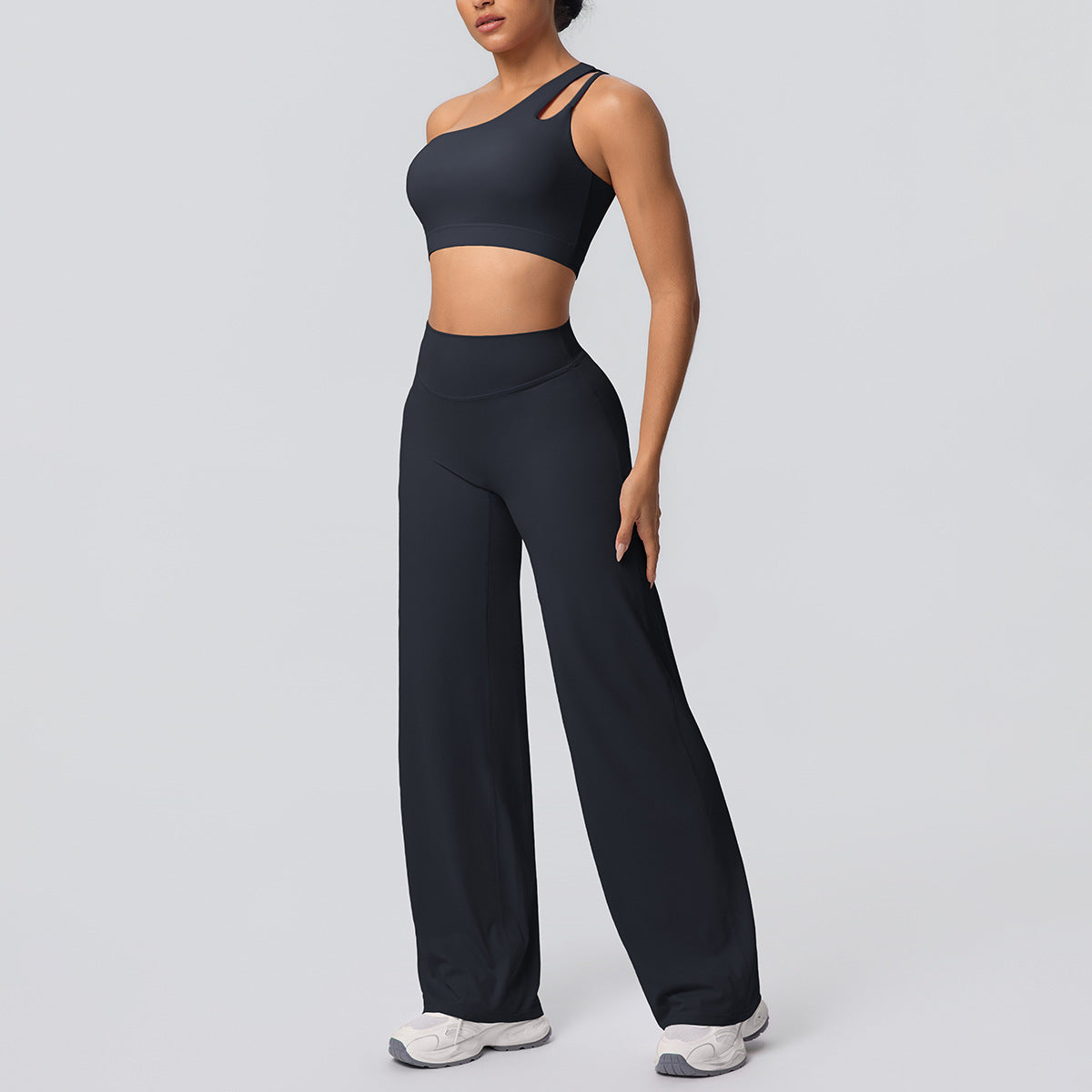 SOLBANA Studio Asymmetric 2-Piece Straight-Pant Set - alternate product view