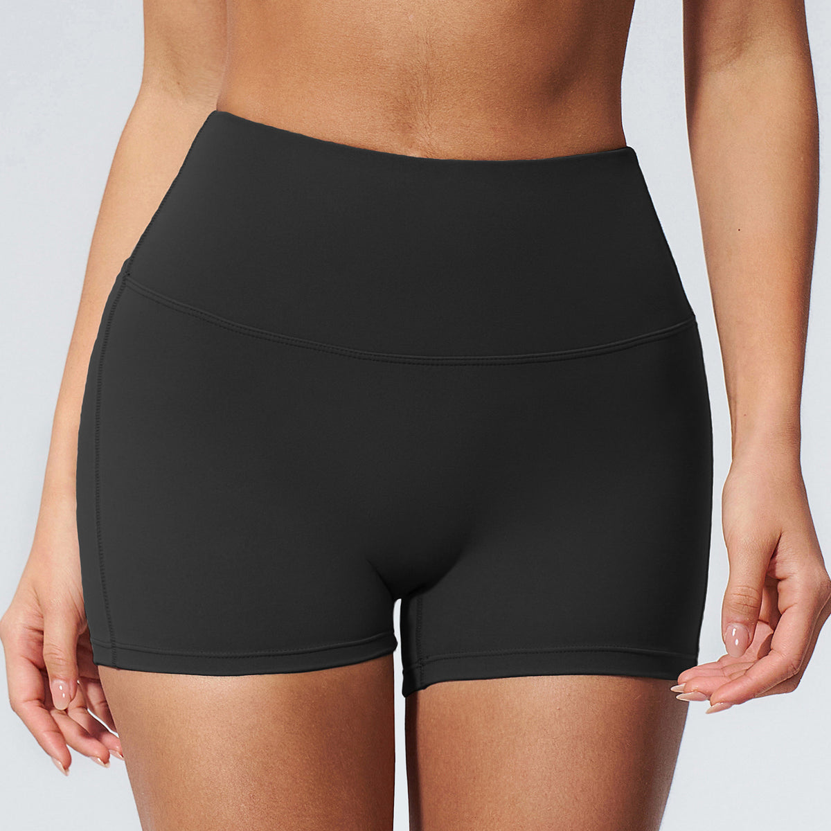 SOLBANA Form Sculpt Studio Short in Black