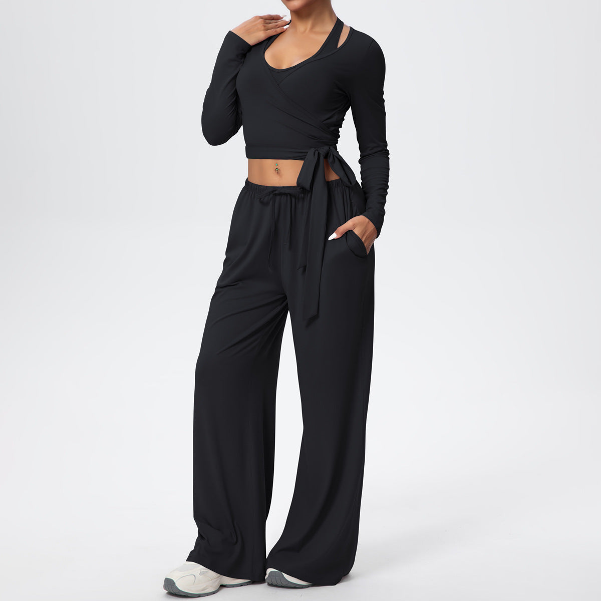 The Sol matching activewear three-piece set
