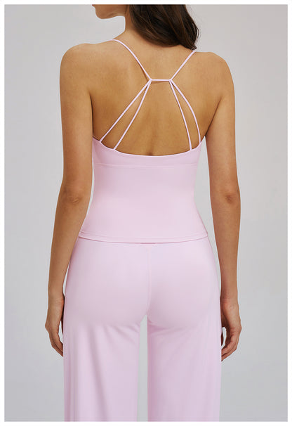 SOLBANA Studio Cutout Strap Tank - alternate product view