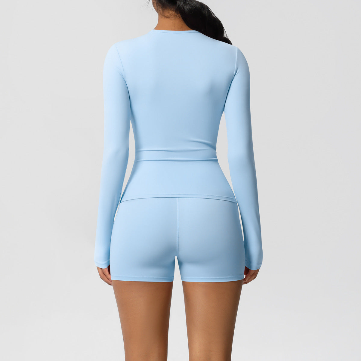 SOLBANA Form Long-Sleeve 2-Piece Short Set - alternate product view