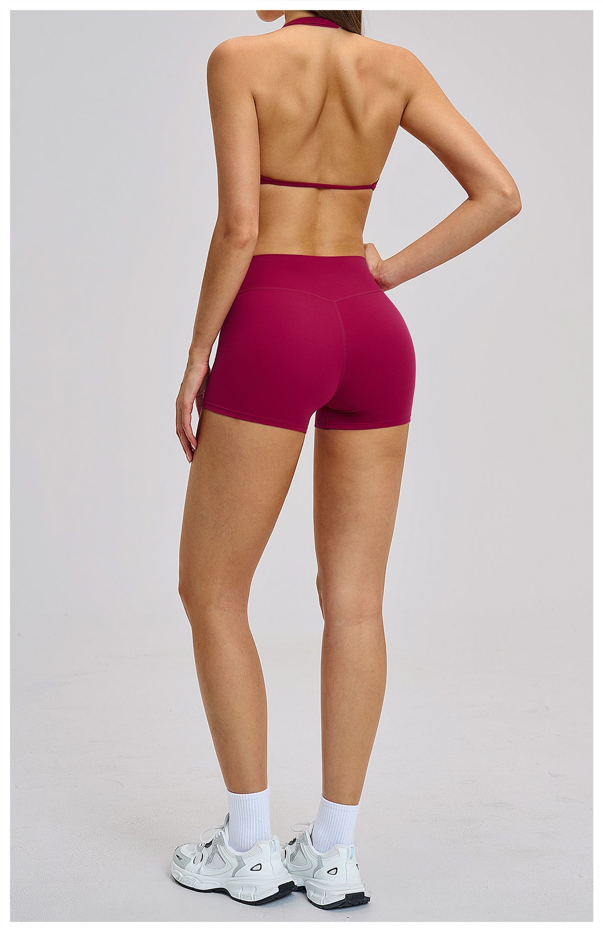 SOLBANA Studio Cutout Halter 2-Piece Short Set - alternate product view