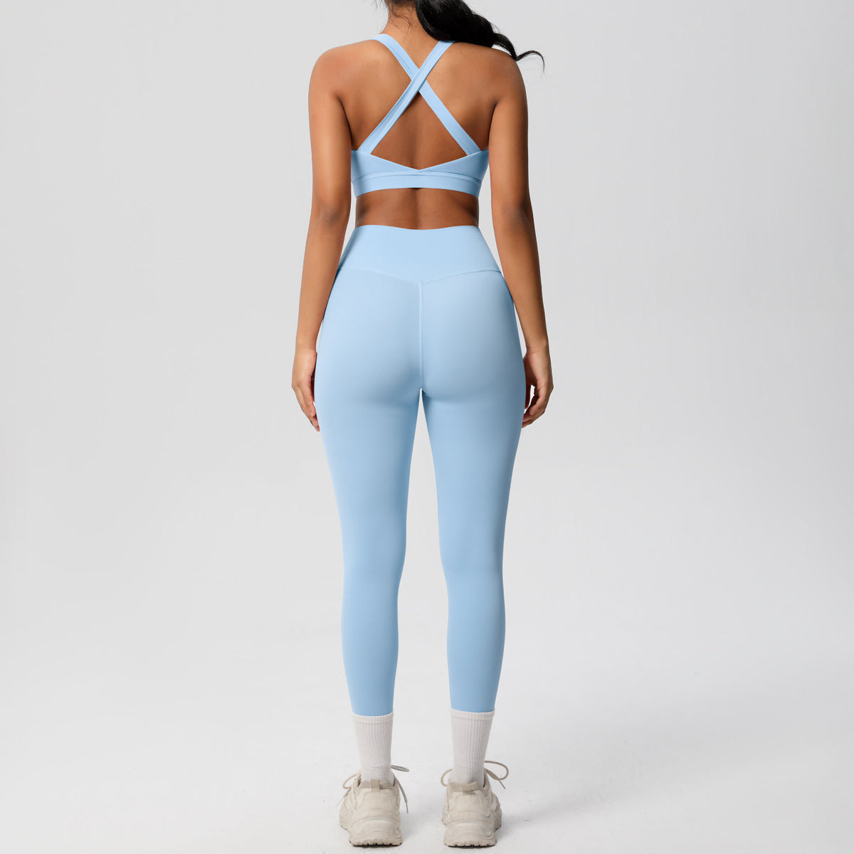SOLBANA Studio Tie-Back 2-Piece Legging Set - alternate product view