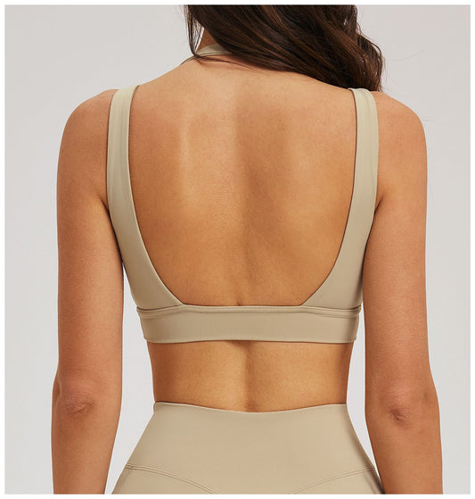 SOLBANA Studio Backless women's sports bra for Pilates