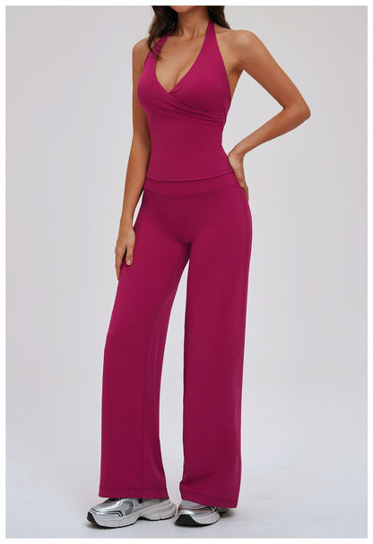 SOLBANA Studio V-Neck Halter Tank - alternate product view