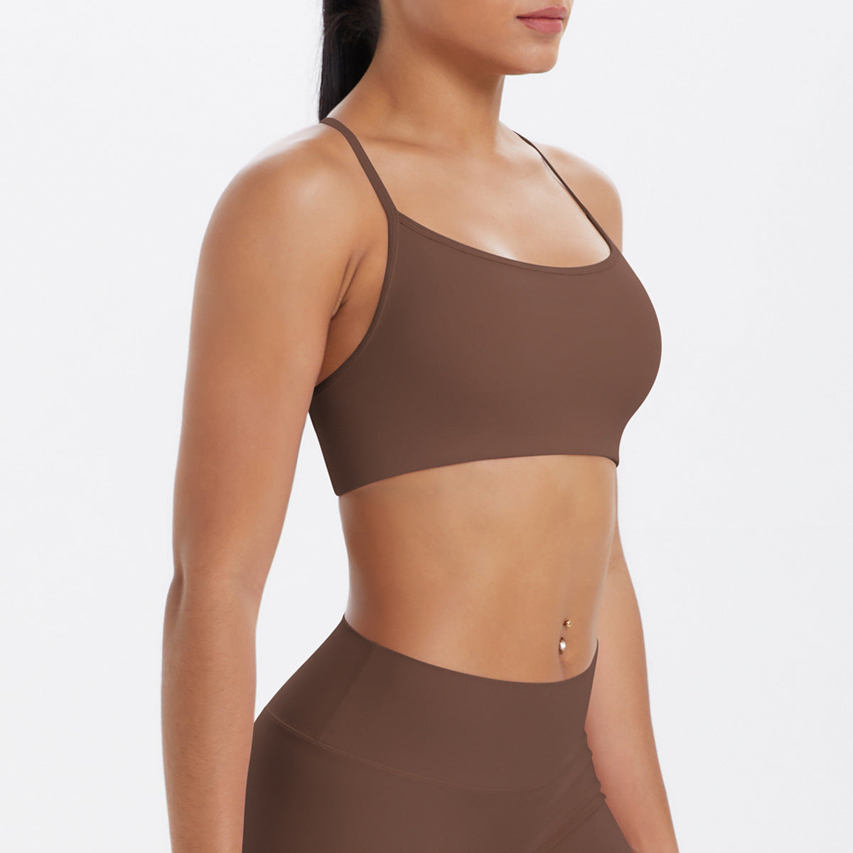 SOLBANA Studio Tie Crossback Bra - alternate product view
