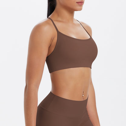 SOLBANA Studio Tie Crossback Bra - alternate product view