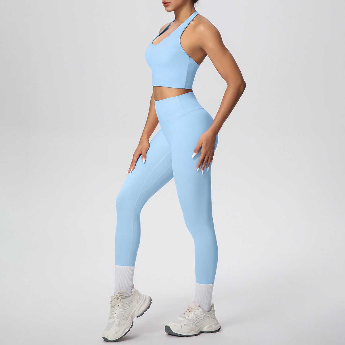 SOLBANA Studio Halter 2-Piece Pant Set - alternate product view