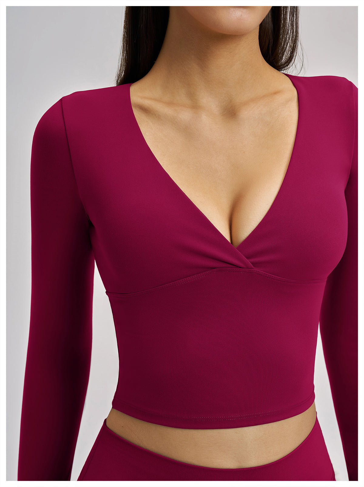 SOLBANA Studio Ruched Long Sleeve - alternate product view