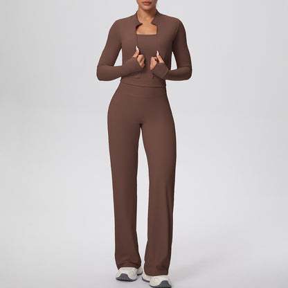 Coast Travel three-piece activewear set by SOLBANA